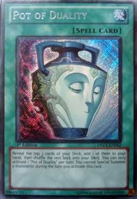 Pot of Duality [DREV-EN062] Secret Rare | Shuffle n Cut Hobbies & Games