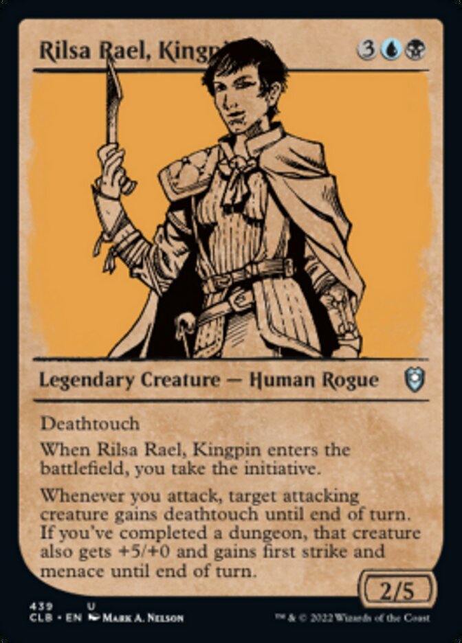 Rilsa Rael, Kingpin (Showcase) [Commander Legends: Battle for Baldur's Gate] | Shuffle n Cut Hobbies & Games