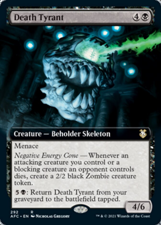 Death Tyrant (Extended Art) [Dungeons & Dragons: Adventures in the Forgotten Realms Commander] | Shuffle n Cut Hobbies & Games