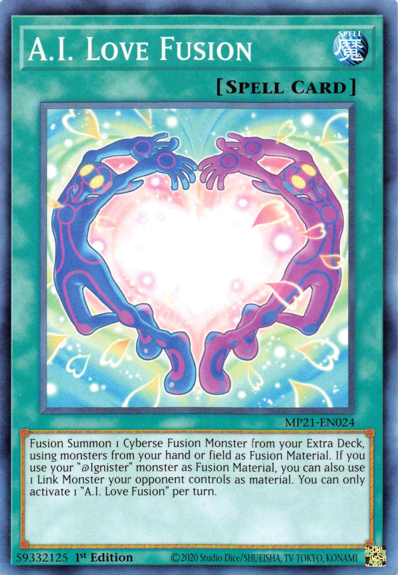 A.I. Love Fusion [MP21-EN024] Common | Shuffle n Cut Hobbies & Games
