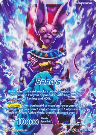 Beerus // Beerus, God of Destruction Returns [BT9-126] | Shuffle n Cut Hobbies & Games