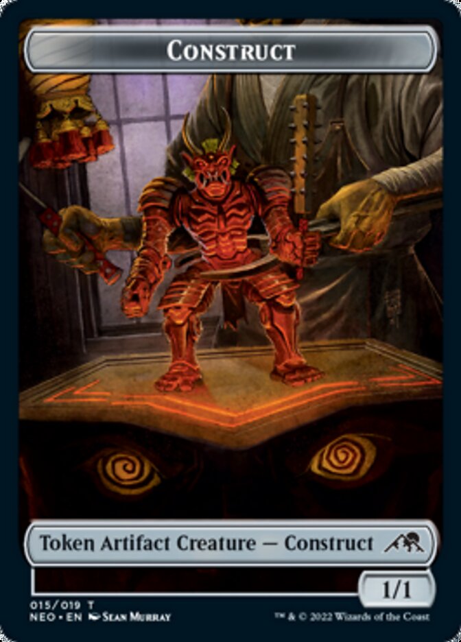 Construct (015) // Blood (017) Double-Sided Token [Challenger Decks 2022 Tokens] | Shuffle n Cut Hobbies & Games