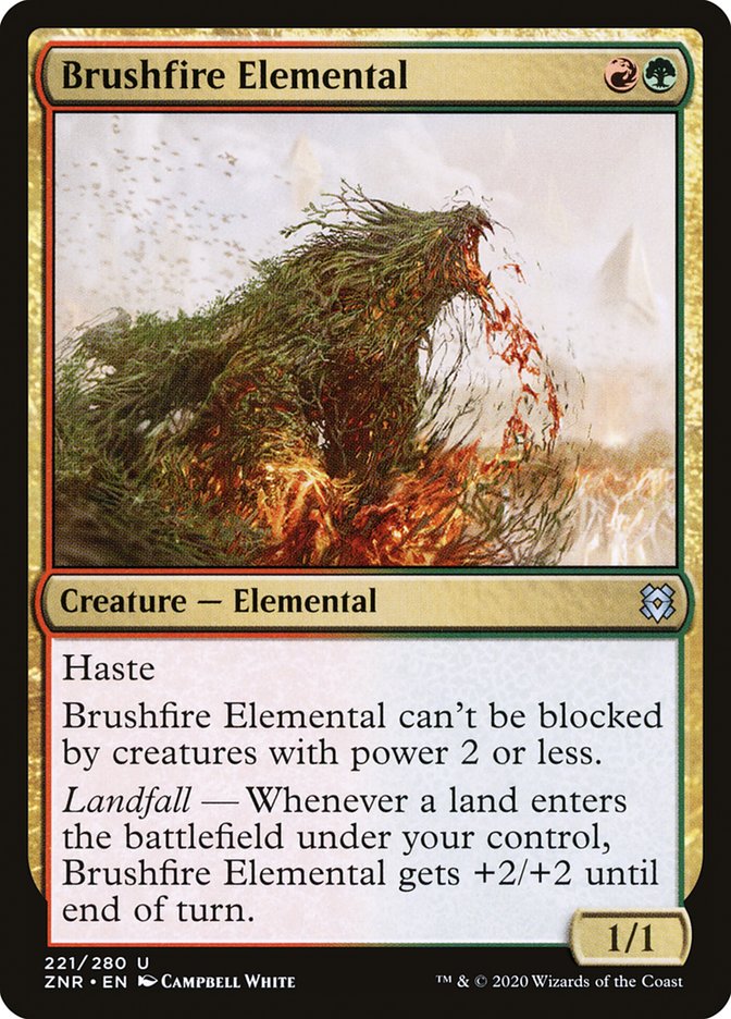 Brushfire Elemental [Zendikar Rising] | Shuffle n Cut Hobbies & Games