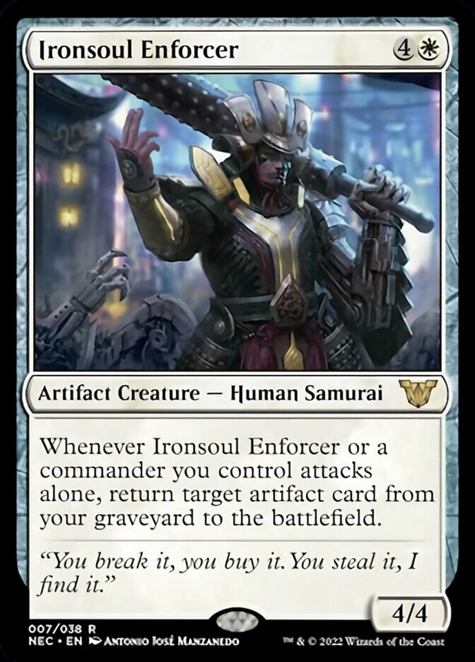 Ironsoul Enforcer [Kamigawa: Neon Dynasty Commander] | Shuffle n Cut Hobbies & Games