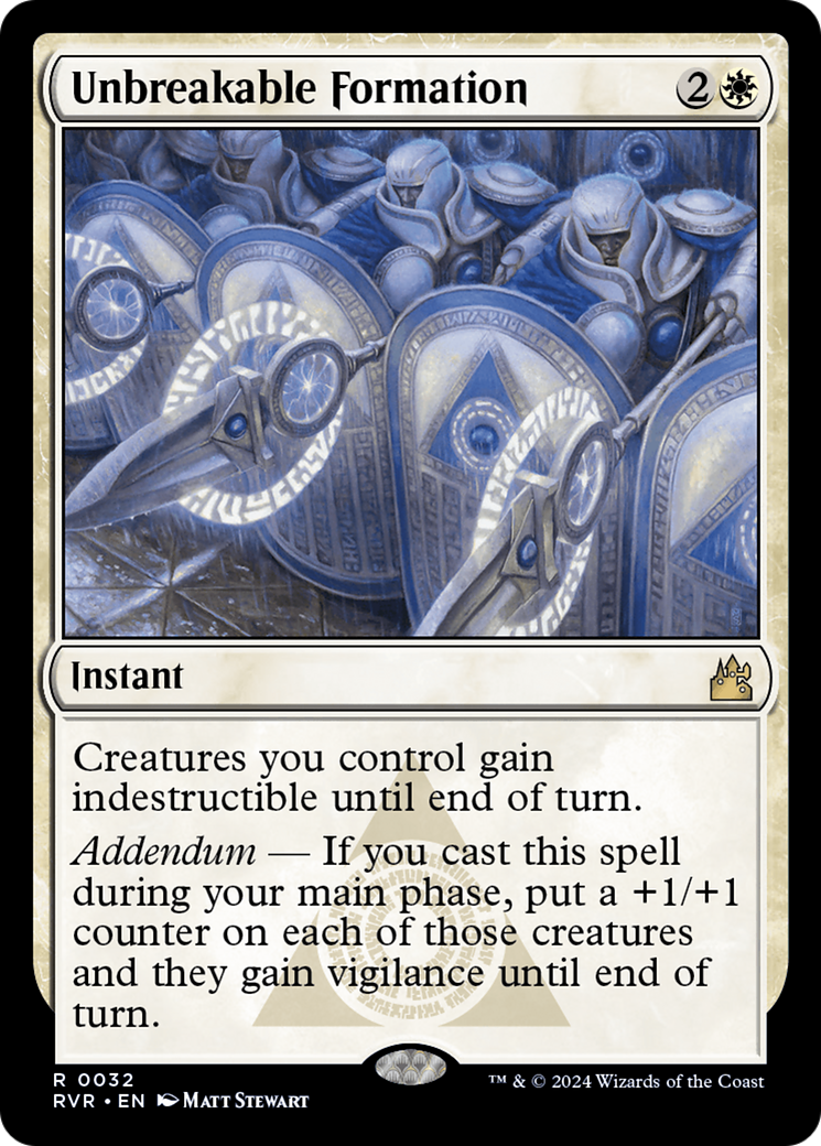 Unbreakable Formation [Ravnica Remastered] | Shuffle n Cut Hobbies & Games