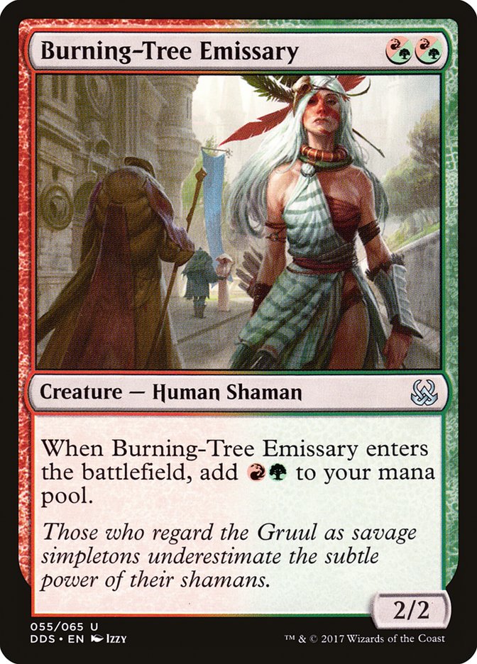 Burning-Tree Emissary [Duel Decks: Mind vs. Might] | Shuffle n Cut Hobbies & Games