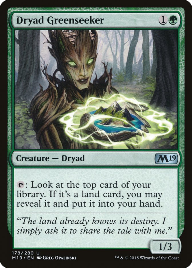 Dryad Greenseeker [Core Set 2019] | Shuffle n Cut Hobbies & Games