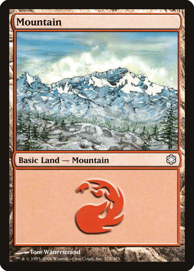 Mountain (378) [Coldsnap Theme Decks] | Shuffle n Cut Hobbies & Games