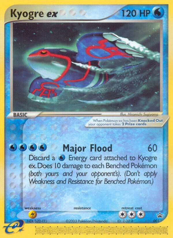 Kyogre ex (001) [Nintendo: Black Star Promos] | Shuffle n Cut Hobbies & Games