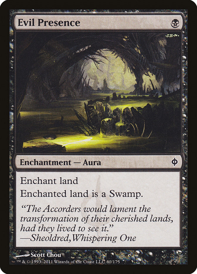 Evil Presence [New Phyrexia] | Shuffle n Cut Hobbies & Games