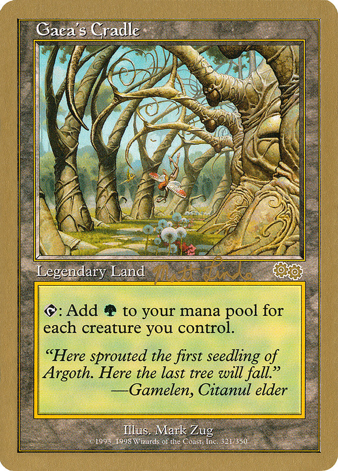 Gaea's Cradle (Matt Linde) [World Championship Decks 1999] | Shuffle n Cut Hobbies & Games