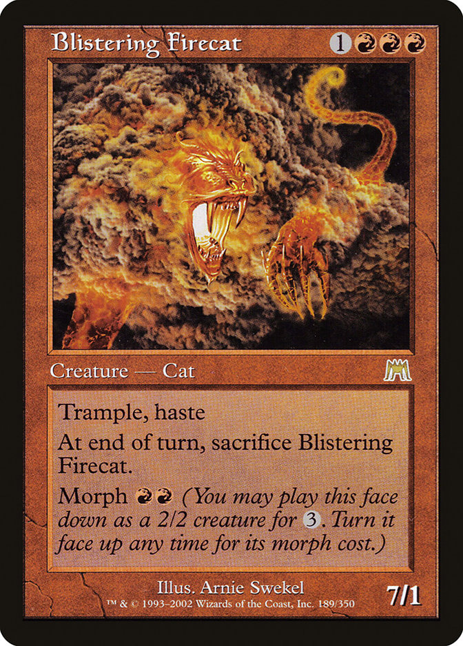 Blistering Firecat [Onslaught] | Shuffle n Cut Hobbies & Games