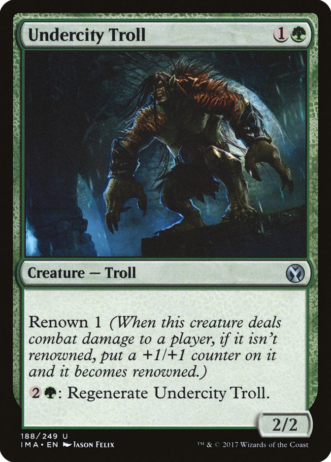 Undercity Troll [Iconic Masters] | Shuffle n Cut Hobbies & Games