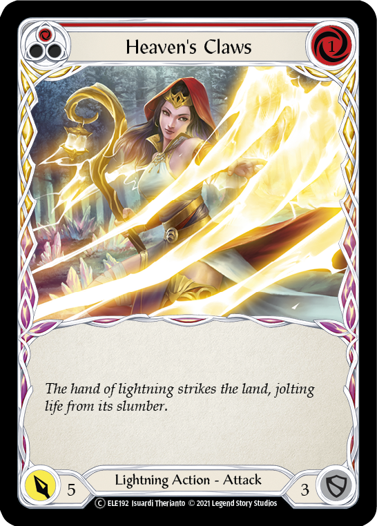 Heaven's Claws (Red) [U-ELE192] Unlimited Normal | Shuffle n Cut Hobbies & Games