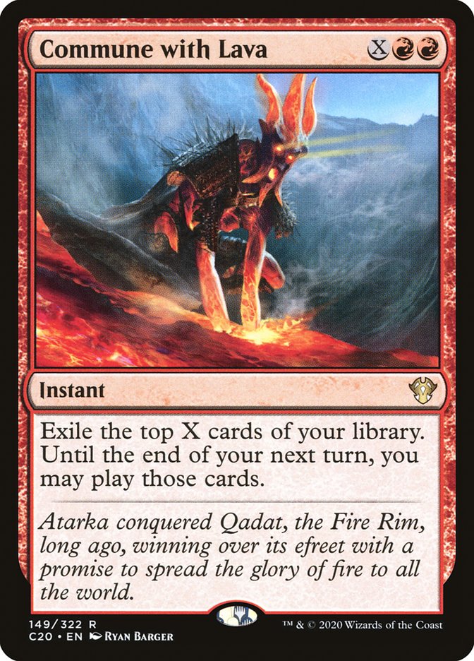 Commune with Lava [Commander 2020] | Shuffle n Cut Hobbies & Games