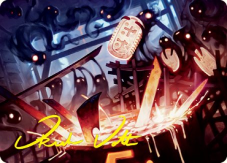 Smoke Spirits' Aid Art Card (Gold-Stamped Signature) [Kamigawa: Neon Dynasty Art Series] | Shuffle n Cut Hobbies & Games