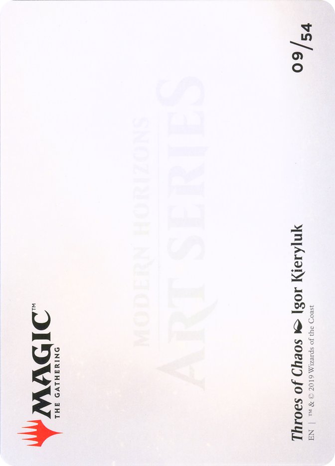 Throes of Chaos // Throes of Chaos [Modern Horizons Art Series] | Shuffle n Cut Hobbies & Games