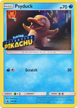 Psyduck Detective (SM199) (Pikachu Stamped) [Sun & Moon: Black Star Promos] | Shuffle n Cut Hobbies & Games