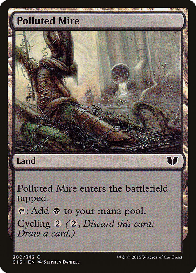Polluted Mire [Commander 2015] | Shuffle n Cut Hobbies & Games