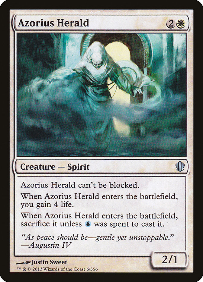 Azorius Herald [Commander 2013] | Shuffle n Cut Hobbies & Games