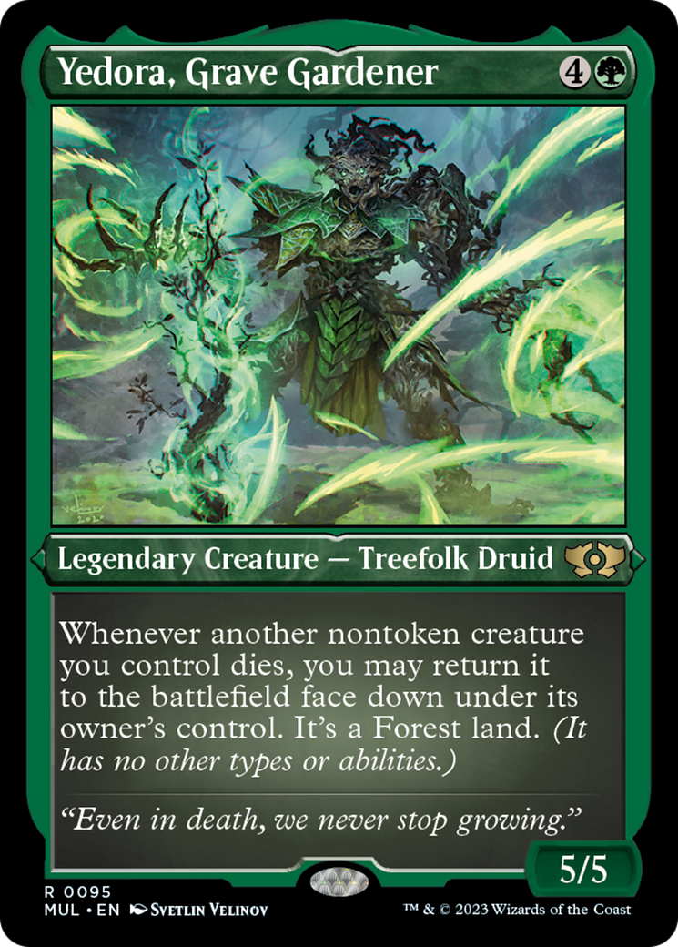 Yedora, Grave Gardener (Foil Etched) [Multiverse Legends] | Shuffle n Cut Hobbies & Games