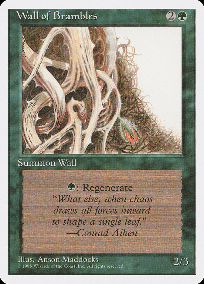 Wall of Brambles [Fourth Edition] | Shuffle n Cut Hobbies & Games