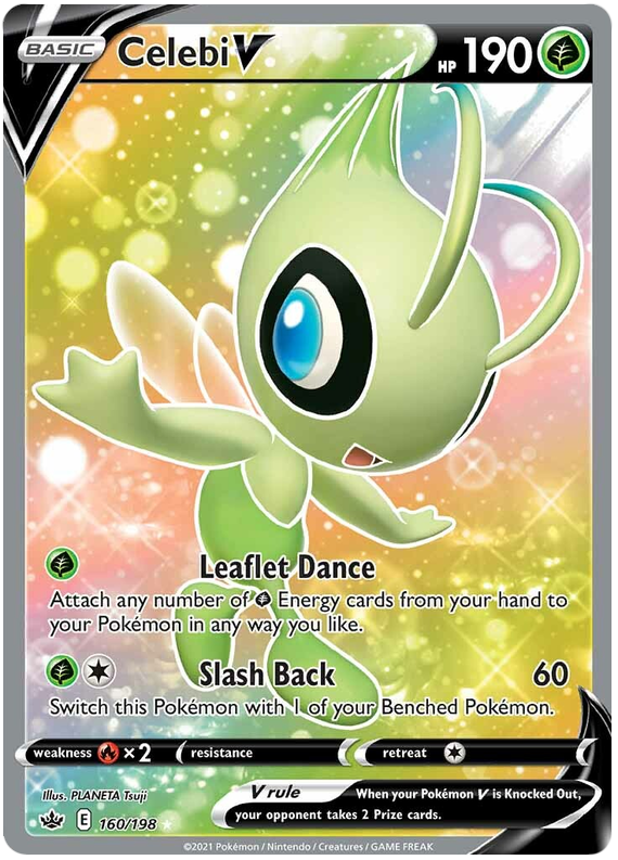 Celebi V (160/198) [Sword & Shield: Chilling Reign] | Shuffle n Cut Hobbies & Games