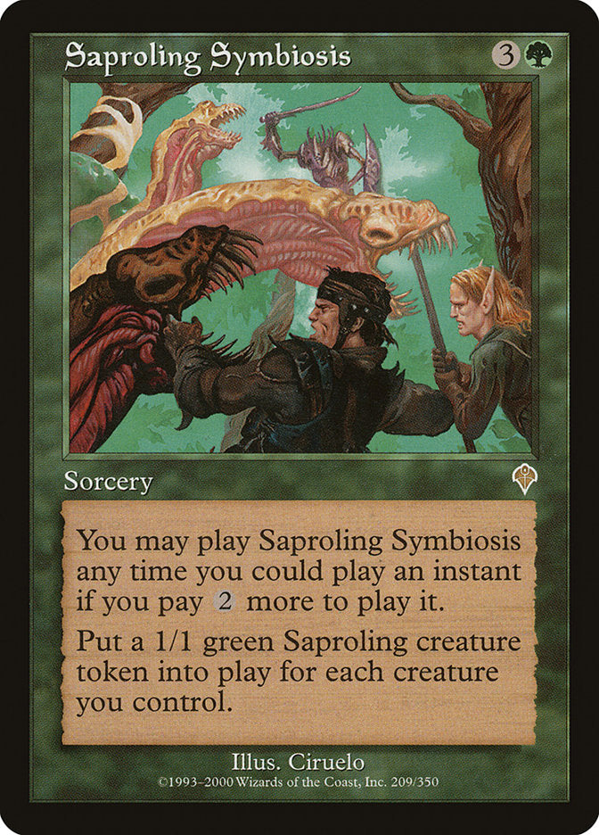Saproling Symbiosis [Invasion] | Shuffle n Cut Hobbies & Games