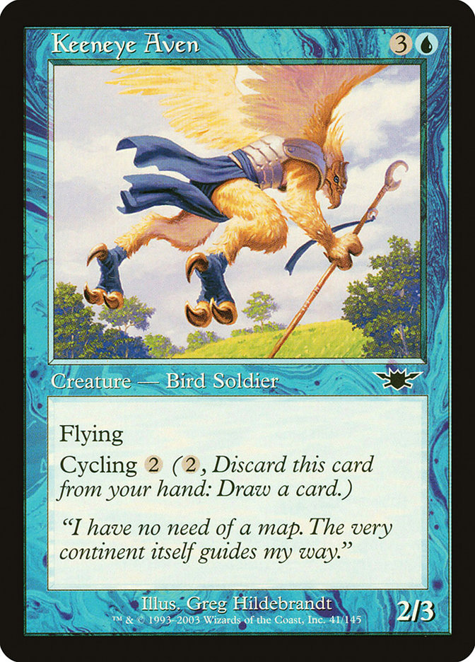 Keeneye Aven [Legions] | Shuffle n Cut Hobbies & Games