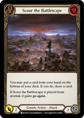 Scour the Battlescape (Yellow) [WTR195] Unlimited Edition Rainbow Foil | Shuffle n Cut Hobbies & Games