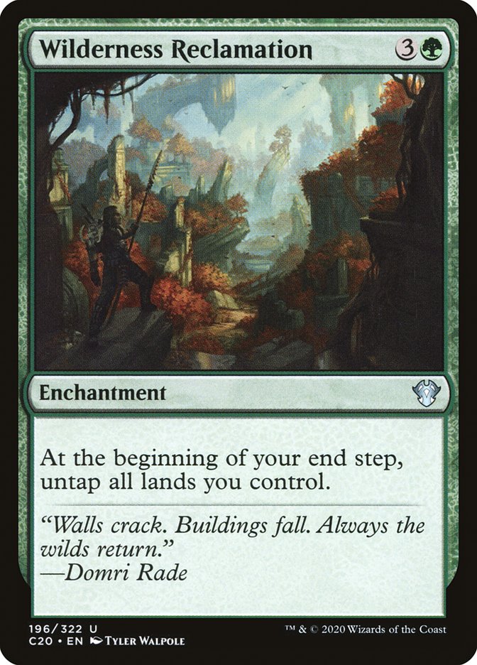 Wilderness Reclamation [Commander 2020] | Shuffle n Cut Hobbies & Games