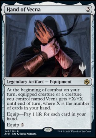 Hand of Vecna (Promo Pack) [Dungeons & Dragons: Adventures in the Forgotten Realms Promos] | Shuffle n Cut Hobbies & Games