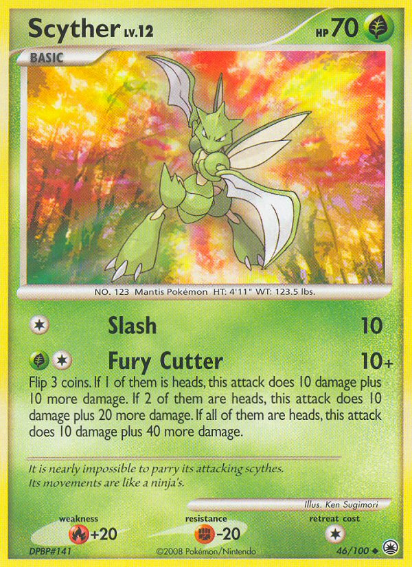 Scyther (46/100) [Diamond & Pearl: Majestic Dawn] | Shuffle n Cut Hobbies & Games