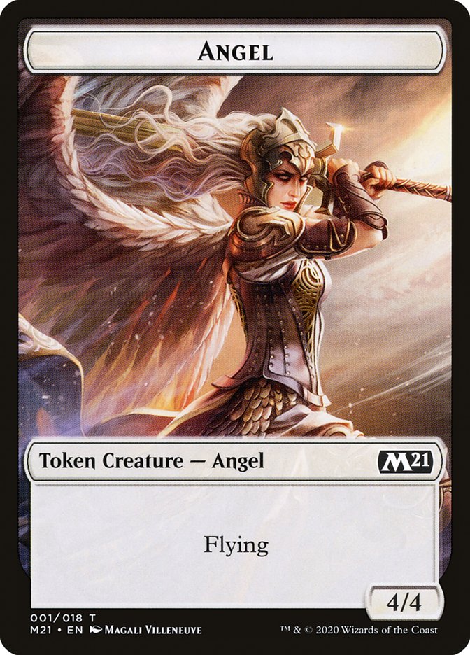 Angel Token [Core Set 2021 Tokens] | Shuffle n Cut Hobbies & Games