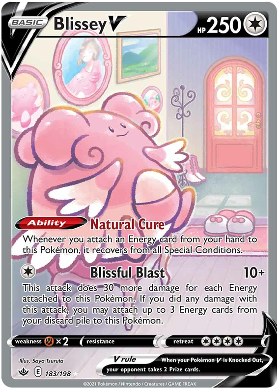 Blissey V (183/198) [Sword & Shield: Chilling Reign] | Shuffle n Cut Hobbies & Games