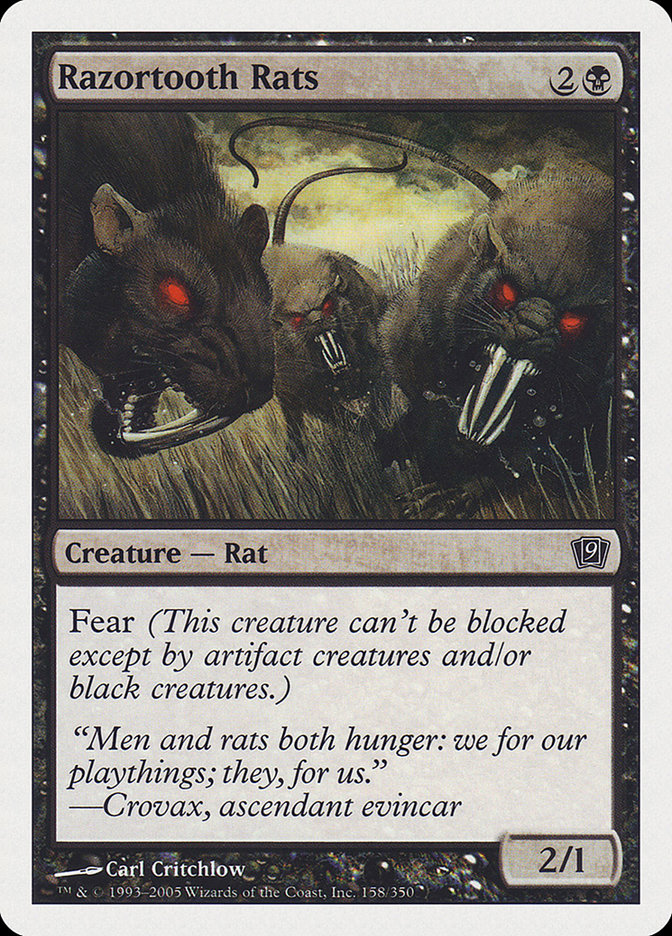 Razortooth Rats [Ninth Edition] | Shuffle n Cut Hobbies & Games