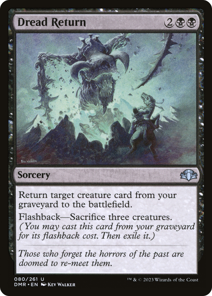 Dread Return [Dominaria Remastered] | Shuffle n Cut Hobbies & Games