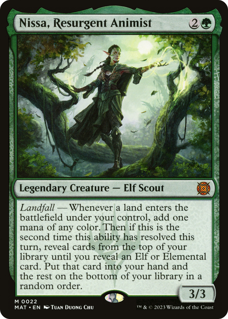 Nissa, Resurgent Animist [March of the Machine: The Aftermath] | Shuffle n Cut Hobbies & Games