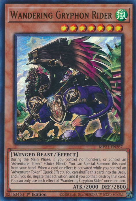 Wandering Gryphon Rider [MP23-EN267] Ultra Rare | Shuffle n Cut Hobbies & Games