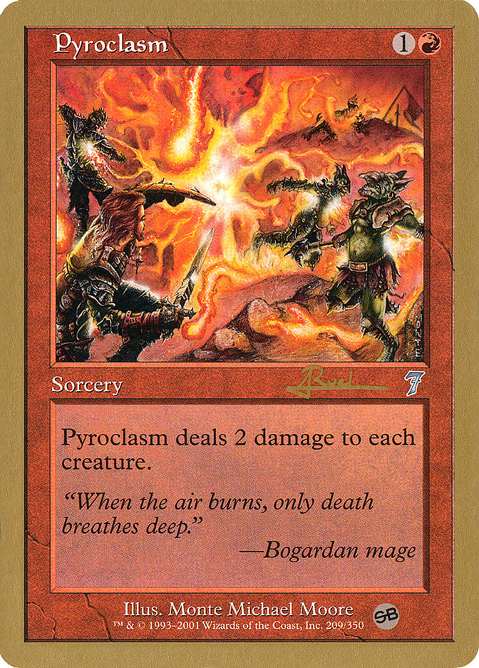 Pyroclasm (Antoine Ruel) (SB) [World Championship Decks 2001] | Shuffle n Cut Hobbies & Games