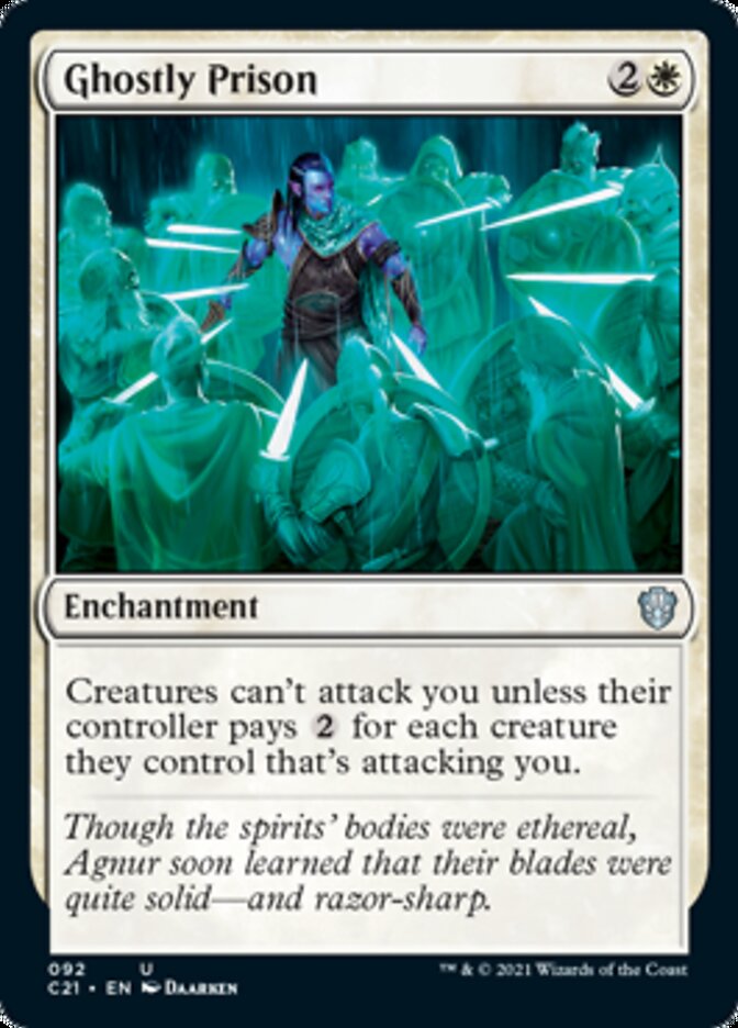 Ghostly Prison [Commander 2021] | Shuffle n Cut Hobbies & Games