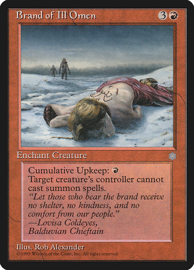 Brand of Ill Omen [Ice Age] | Shuffle n Cut Hobbies & Games