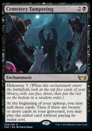 Cemetery Tampering (Promo Pack) [Streets of New Capenna Promos] | Shuffle n Cut Hobbies & Games