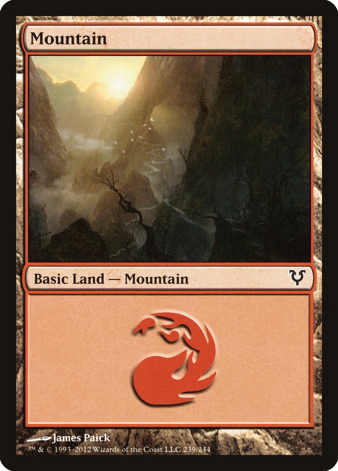 Mountain (239) [Avacyn Restored] | Shuffle n Cut Hobbies & Games