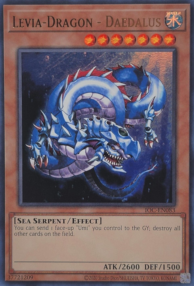 Levia-Dragon - Daedalus (25th Anniversary) [IOC-EN083] Ultra Rare | Shuffle n Cut Hobbies & Games