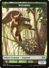 Demon // Squirrel Double-Sided Token [Double Masters Tokens] | Shuffle n Cut Hobbies & Games