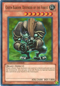 Green Baboon, Defender of the Forest [CT07-EN010] Super Rare | Shuffle n Cut Hobbies & Games