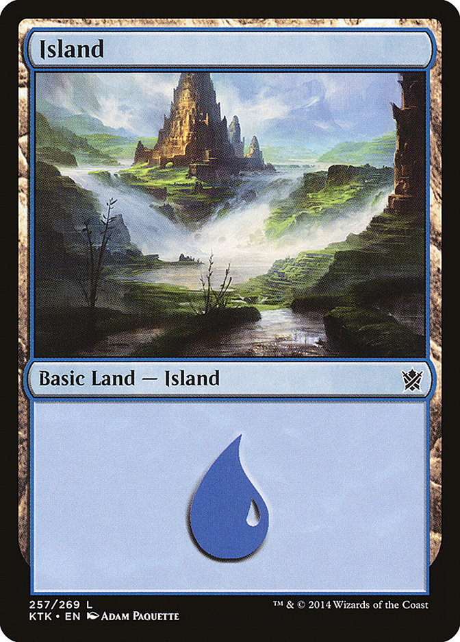 Island (257) [Khans of Tarkir] | Shuffle n Cut Hobbies & Games