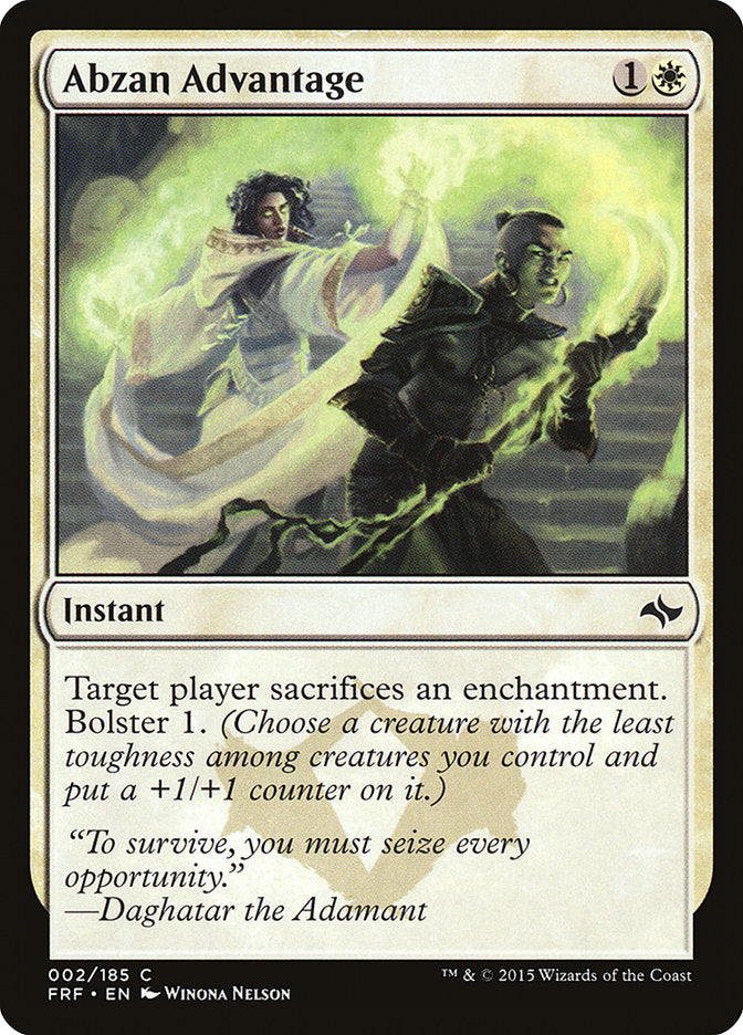 Abzan Advantage [Fate Reforged] | Shuffle n Cut Hobbies & Games