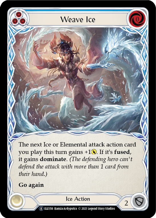 Weave Ice (Blue) [U-ELE156] Unlimited Normal | Shuffle n Cut Hobbies & Games